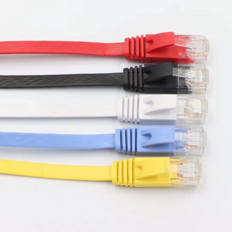 ETL DELTA UL Cat5e Cat6 Rj45 platte kabel Rohs 35M Ethernet-netwerkkabel