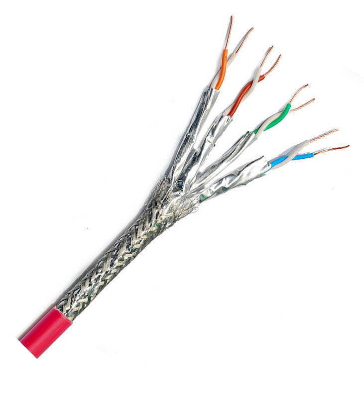 22awg 4PR Netwerk Patchkabels Cat 8 Ethernet-kabel 50 ft 0,5 mm 0,58 mm