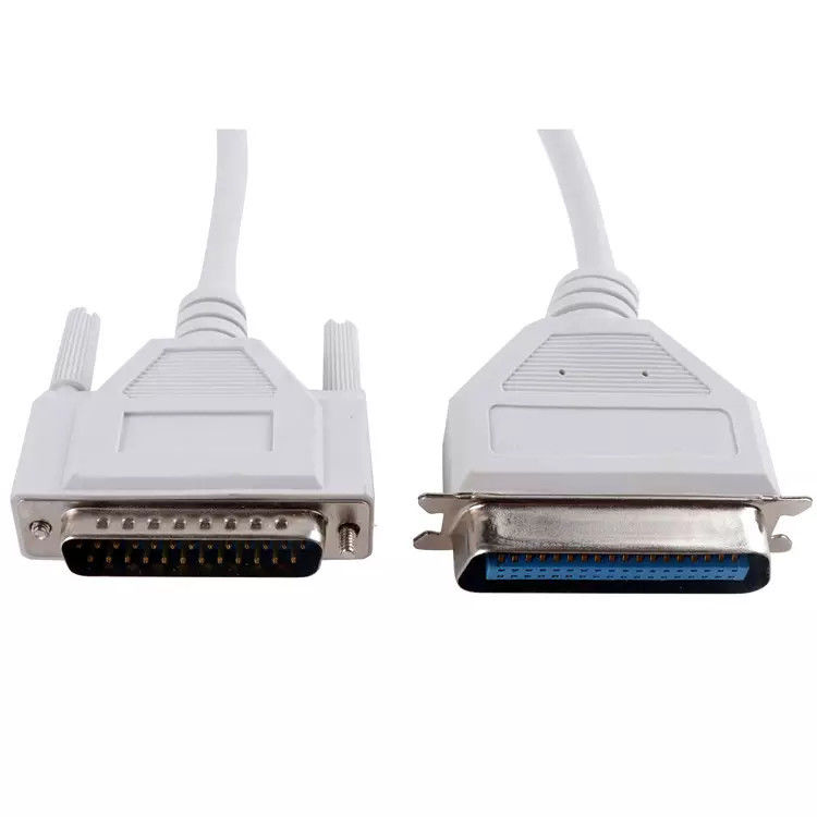 PVC Zuiver Koper VGA Man-vrouw Printerkabel 36P Mannetje naar Db 25P