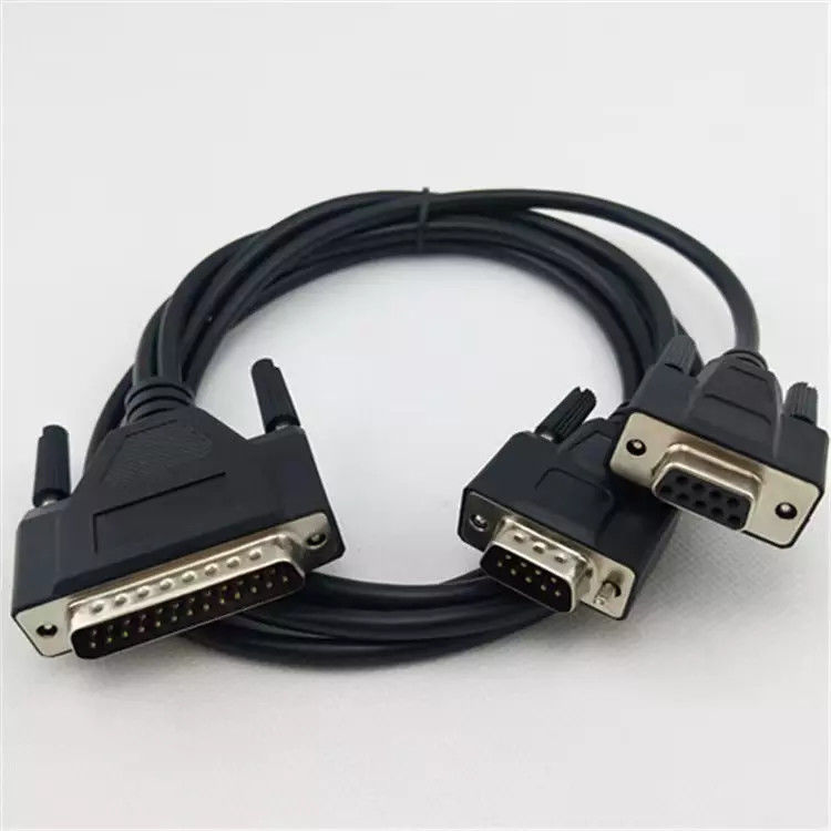 DB9M naar DB25M computerprinterkabel DB25 mannelijk naar DB9 vrouwelijk verlengkabel OEM ODM