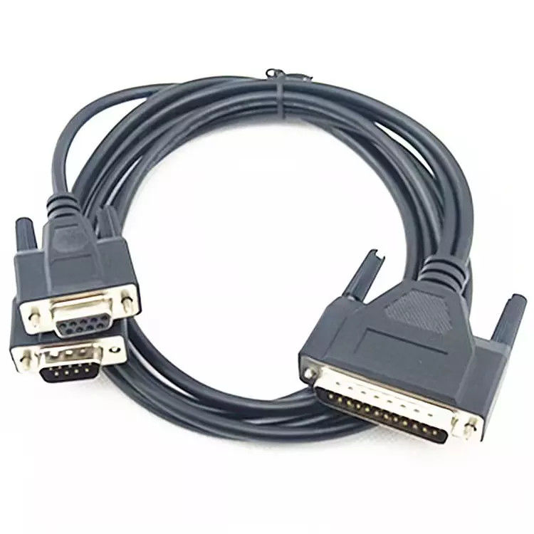 DB9M naar DB25M computerprinterkabel DB25 mannelijk naar DB9 vrouwelijk verlengkabel OEM ODM