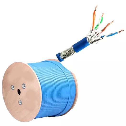 23AWG*4P Lan Kabel Cat7 305m Ondersteuning 10-Gigabit Ethernet Netwerk Transmissie
