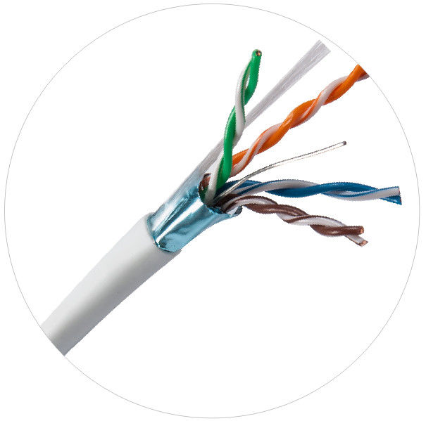 van het het Netwerkflard van 100MHz FTP UTP de Koorden4pr 24awg Cat5e LDPE LSZH LSOH Jasje