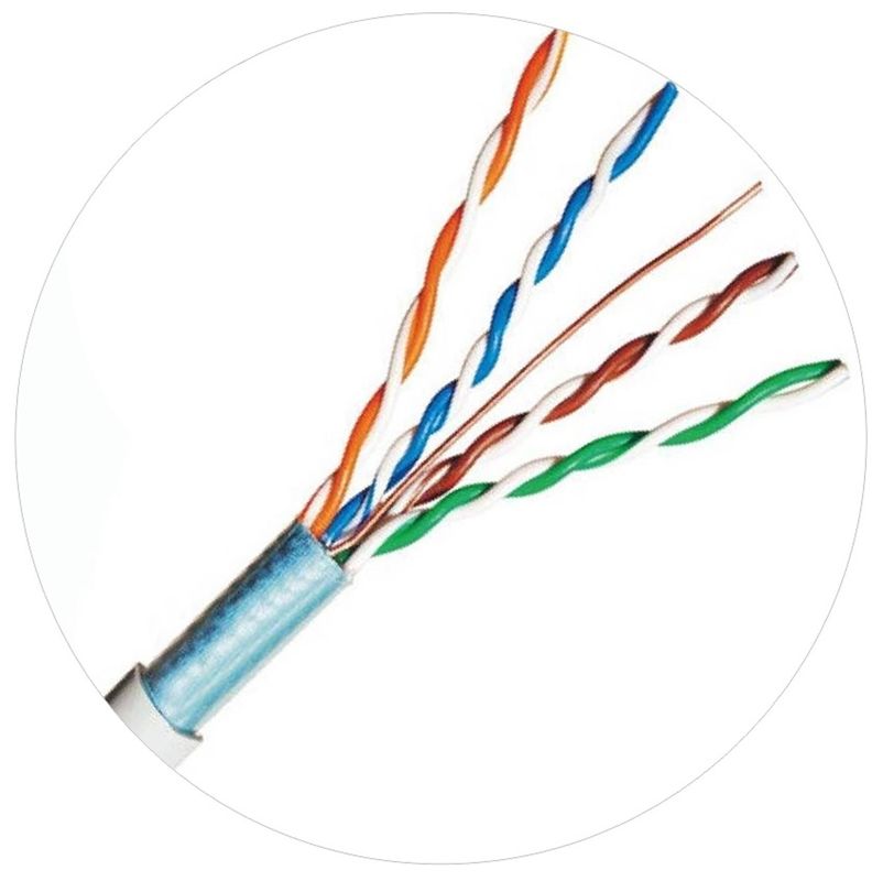 van het het Netwerkflard van 100MHz FTP UTP de Koorden4pr 24awg Cat5e LDPE LSZH LSOH Jasje