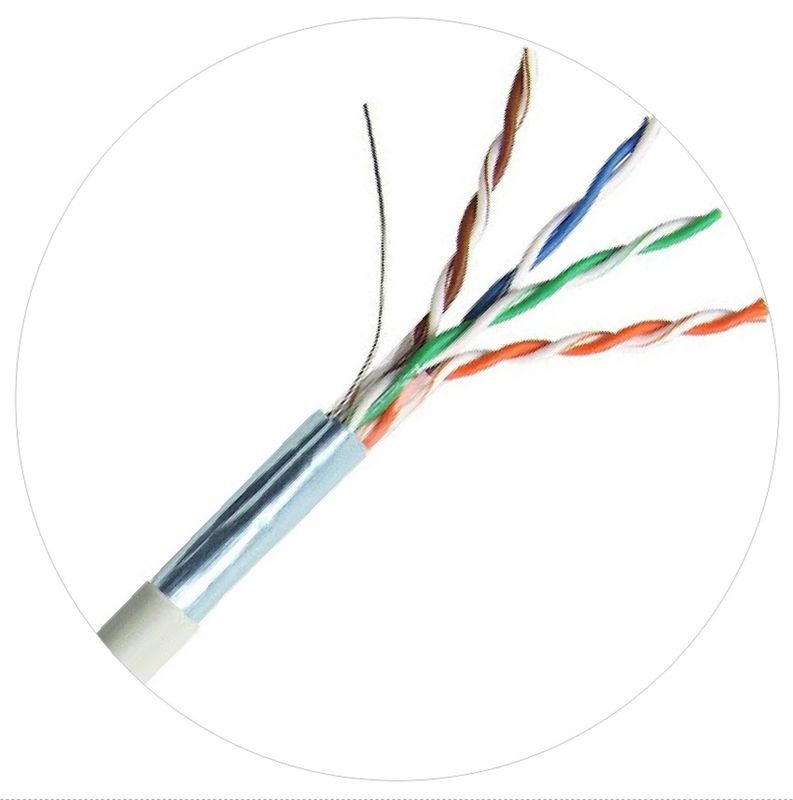 van het het Netwerkflard van 100MHz FTP UTP de Koorden4pr 24awg Cat5e LDPE LSZH LSOH Jasje