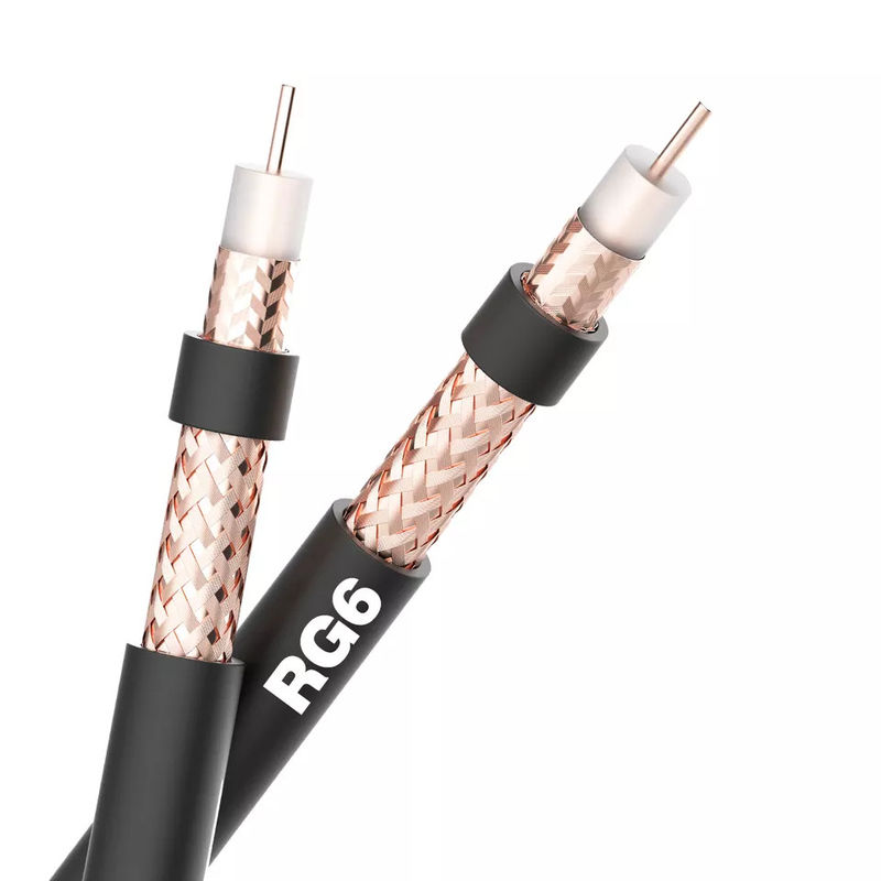 75 Ohm 100 Ohm LSZH Jasje Rg6 Overhaalt Kabel voor Internet XLPE-Isolatie