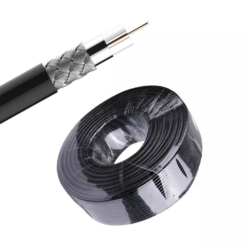 75 Ohm 100 Ohm LSZH Jasje Rg6 Overhaalt Kabel voor Internet XLPE-Isolatie
