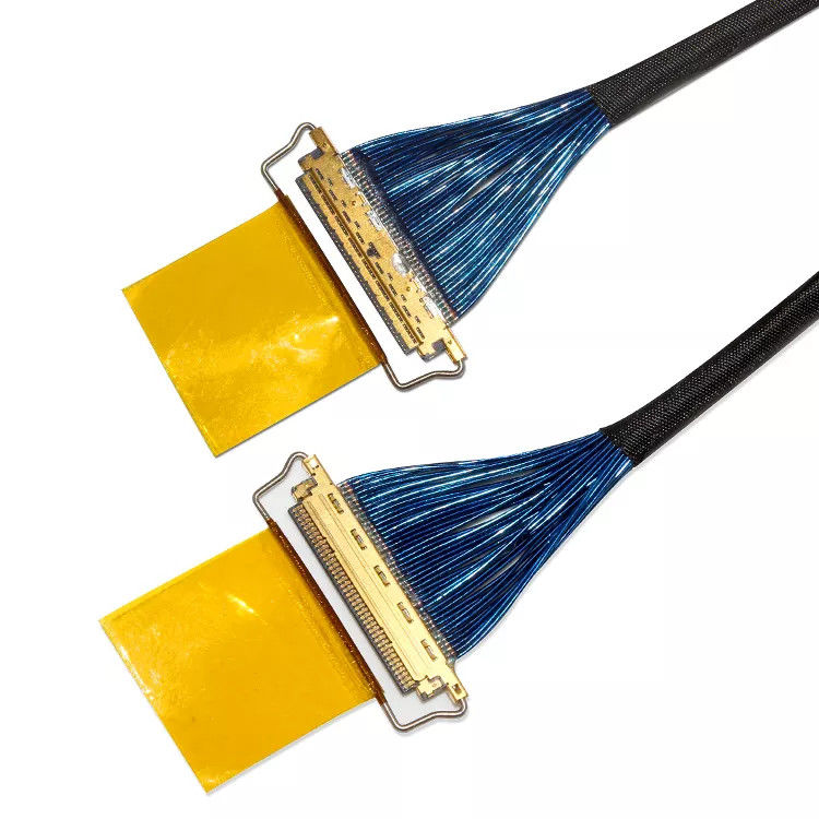 OEM ODM VDE SAA CB 40 Pin Lcd Kabel Ipex 40pin 20633-240T-01S
