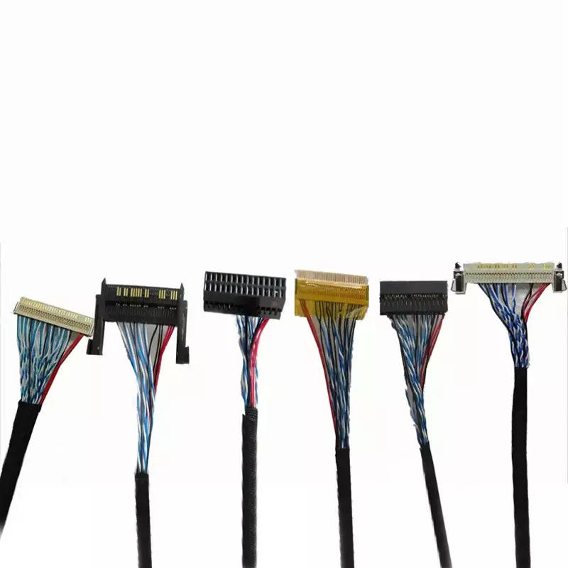 OEM ODM ROHS 0.4mm Pitch LVDS Kabel 30 Pin 40 Pin 50 Pin
