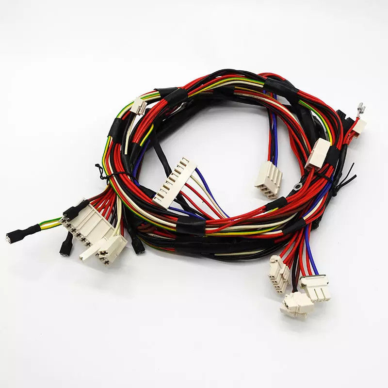 Gegolfde buisdraad Motor Elektrische kabelboom 6-pins 7-pins 8-pins