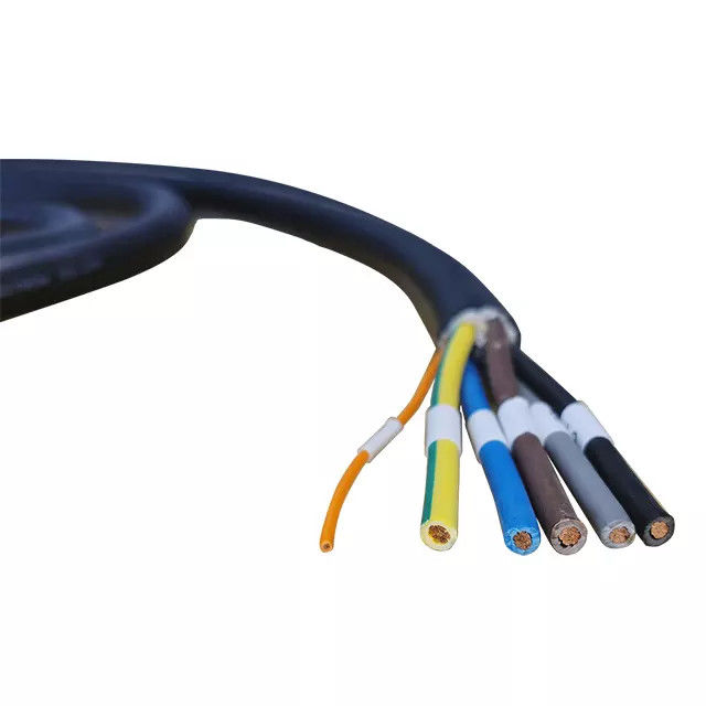 2 open einde 3 fase 32 Amp hoogspanning coaxiale kabel 21kW IEC 62196-2