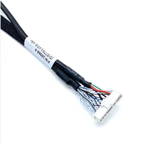 Custom LVDs Wire Harness Electronic Connector LCD-kabel/LVDs Kabelassemblage voor beeldscherm