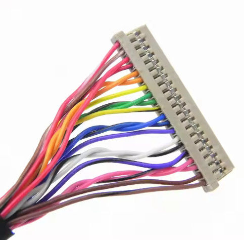 DF13-30DS-1.25C tot DF14-20S-1.25C Custom Lvds kabel assemblage voor LCD-paneel 20pin 30pin 40pin 50pin 60pin