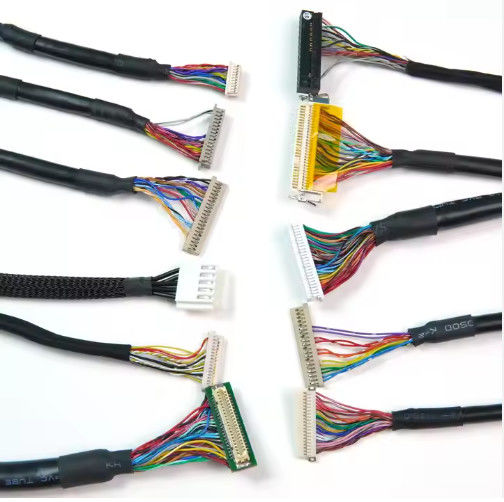 DF13-30DS-1.25C tot DF14-20S-1.25C Custom Lvds kabel assemblage voor LCD-paneel 20pin 30pin 40pin 50pin 60pin