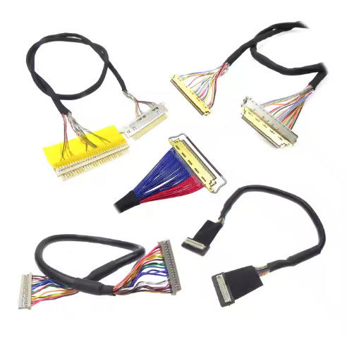 DF13-30DS-1.25C tot DF14-20S-1.25C Custom Lvds kabel assemblage voor LCD-paneel 20pin 30pin 40pin 50pin 60pin