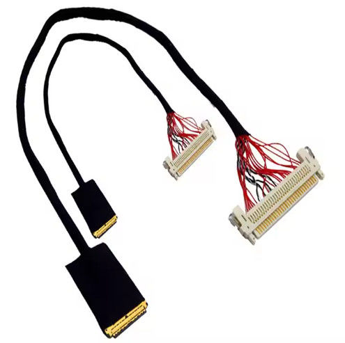 HRS DF13-30DS-1.25C tot DF14-20S-1.25C 20pin 30 pin 40 pin 50 pin 60pin Custom Lvds kabel assemblage voor LCD-paneel