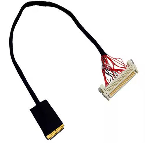 HRS DF13-30DS-1.25C tot DF14-20S-1.25C 20pin 30 pin 40 pin 50 pin 60pin Custom Lvds kabel assemblage voor LCD-paneel