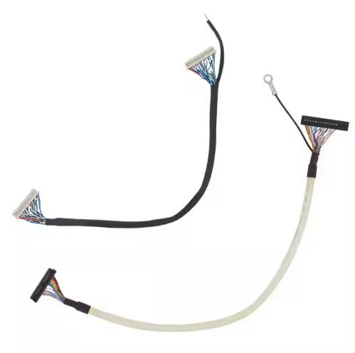Micro Coax Lvds Kabel 20 30 40 Pin Custom Lcd Screen Micro Coaxial Lvds Ipex Display Kabel voor LCD-paneel
