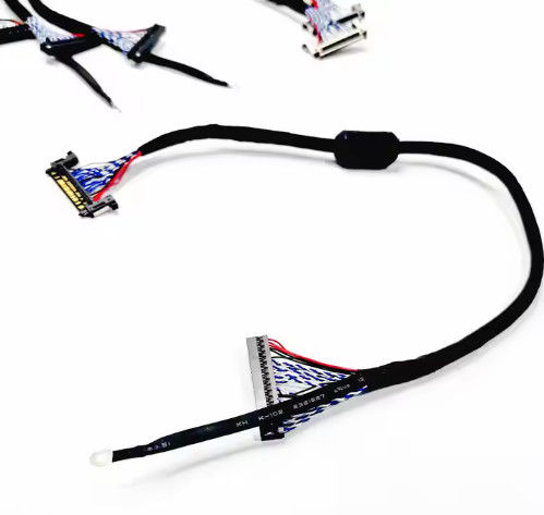 AWG26-28 LVDS-signaalkabel voor industriële schermen I-PEX/JAE/HIROSE Compatibel op maat ontworpen kabel