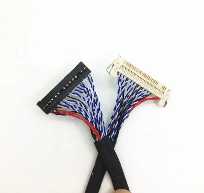 LVDS-kabel met een dielectrische sterkte van ≥ 1000 V/min met een nominale temperatuur van 105 °C