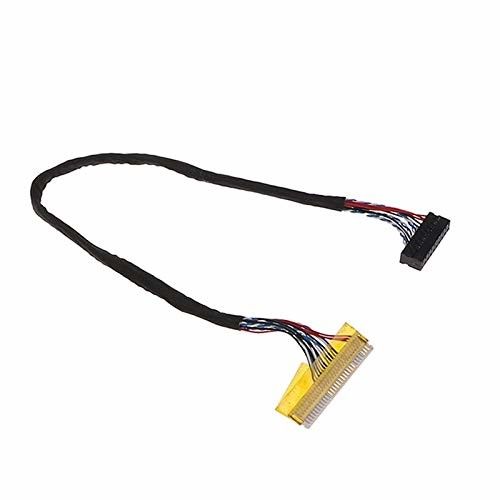 Zwarte LVDS-kabel AWG26-28 Draadmeter 105C Nominale temperatuur voor prestaties
