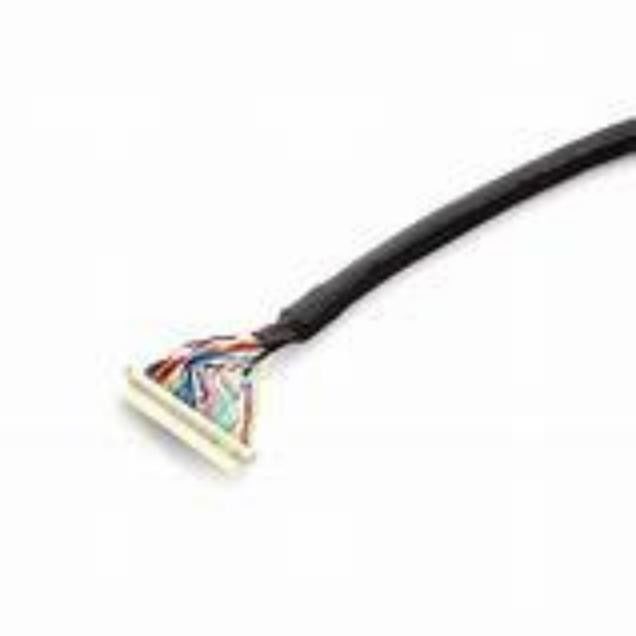 Zwarte serie-kabel voor laagspanningsdisplay 1-5 m voor een soepele gegevensoverdracht