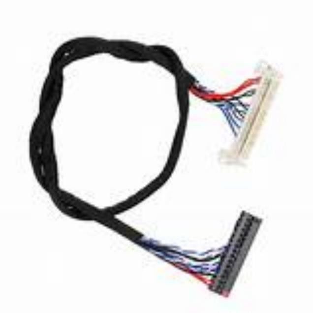 Zwarte serie-kabel voor laagspanningsdisplay 1-5 m voor een soepele gegevensoverdracht