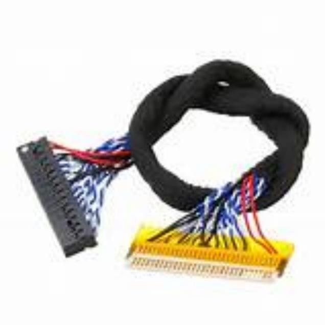 LVDS-kabel voor industriële automatisering met zwarte kleur en isolatieweerstand ≥ 1000 MΩ