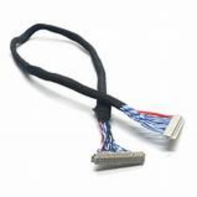 Koperen geleider laagspanningsdisplay serie-kabel industriële automatisering LVDS-connector type 105C Temperatuurschatting