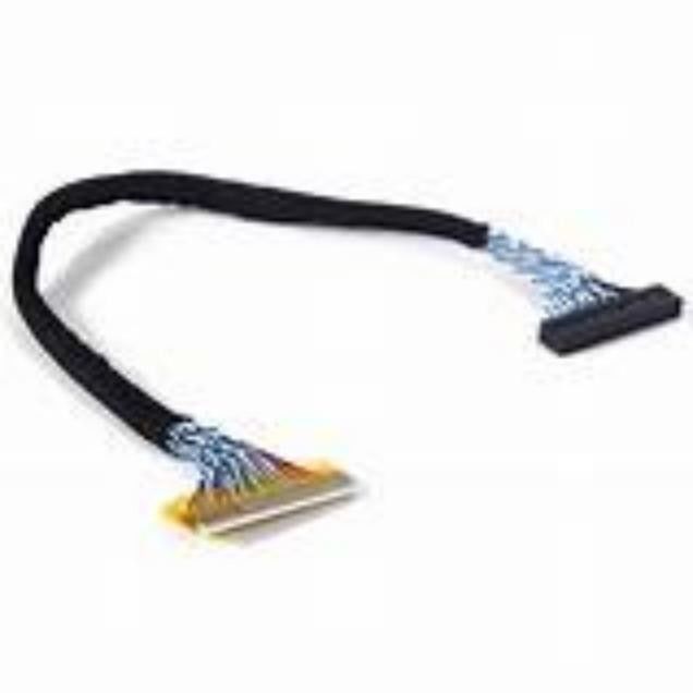 Stabiel signaaltransmissie lvds-kabelassemblage laagspanningsdisplay serie-kabel met 105C nominale temperatuur