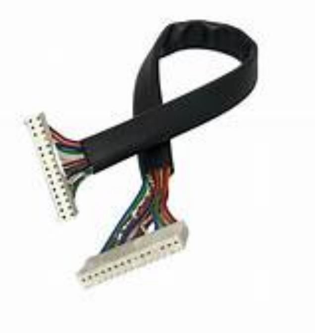 LVDS-laagspannings-serialkabel met zwarte connector