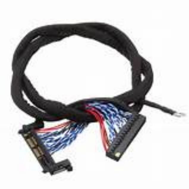 LVDS-kabel met vlamvertragende connector UL VW-1 voor auto-displaysystemen