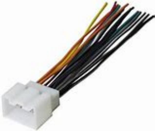 2 Kernkabel elektrische draad harnas in zwarte kleur met vlamvertrager