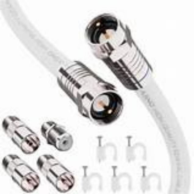 0-3 GHz-frequentiebereik Hoogspanningscoaxiale kabel met XLPE-isolatie en PVC-mantel