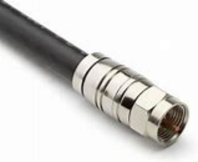 0-3 GHz-frequentiebereik Hoogspanningscoaxiale kabel met XLPE-isolatie en PVC-mantel