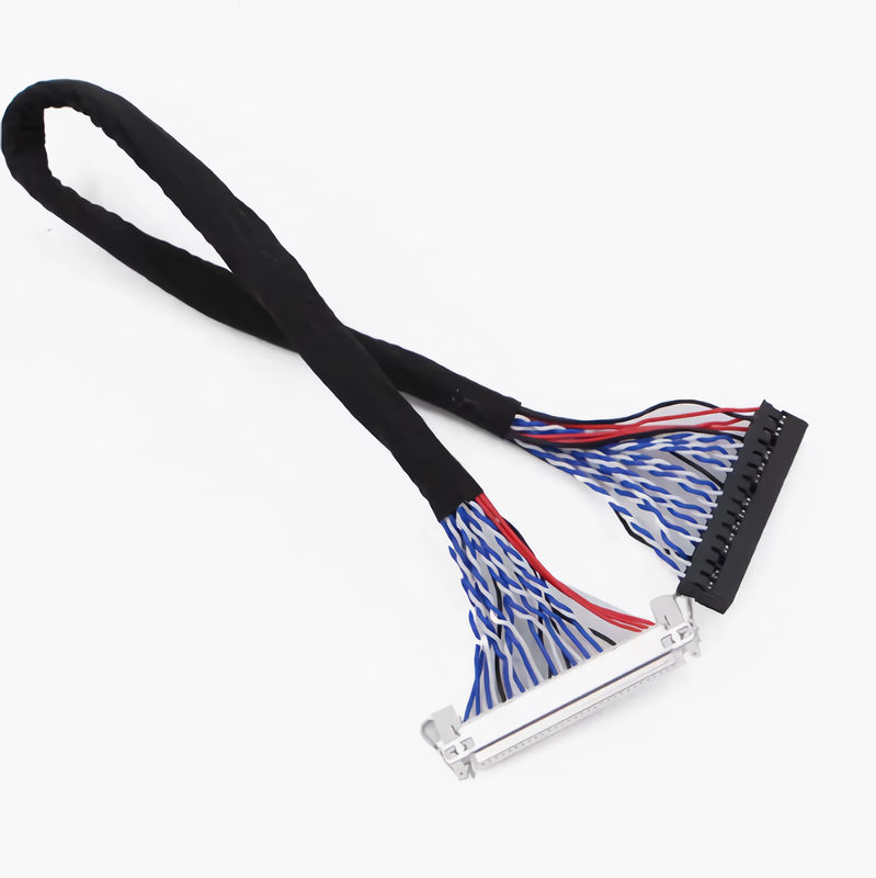 300 V nominale spanning Zwart koper geleider materiaal LVDS-kabel voor snelheidsgegevensoverdracht