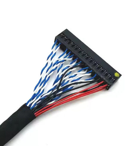 Op maat gemaakte kabelontwerp LVDS-signaalkabel voor industriële schermen     I-PEX/JAE/HIROSE Compatibel