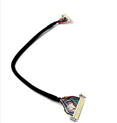Vlamvertragend elektrisch draadgordel 2pin-16Pin UL 1007 22awg Zwart draadkleur