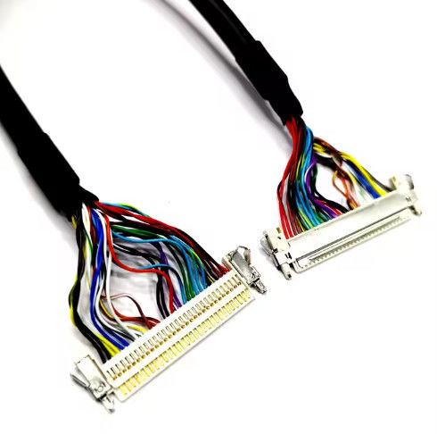 Vlamvertragend elektrisch draadgordel 2pin-16Pin UL 1007 22awg Zwart draadkleur