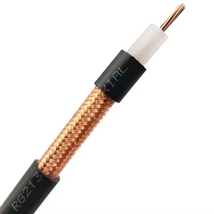 Hoogspanningscoaxiale kabel met isolatie uit polyethyleen en een temperatuur van -40 °C tot 80 °C