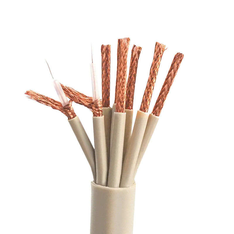 UL/CCC Gecertificeerd 1m/5m Flexible Coaxial Cable BNC Connectors Indoor/Outdoor Audio Communication PVC Jacket Pure Copper Conductor