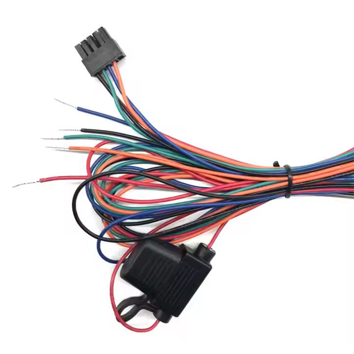 Duurzame voertuigen Custom Car Wiring Harness met UL 1007 22awg Kabels Type en 20awg Draad Kleuren