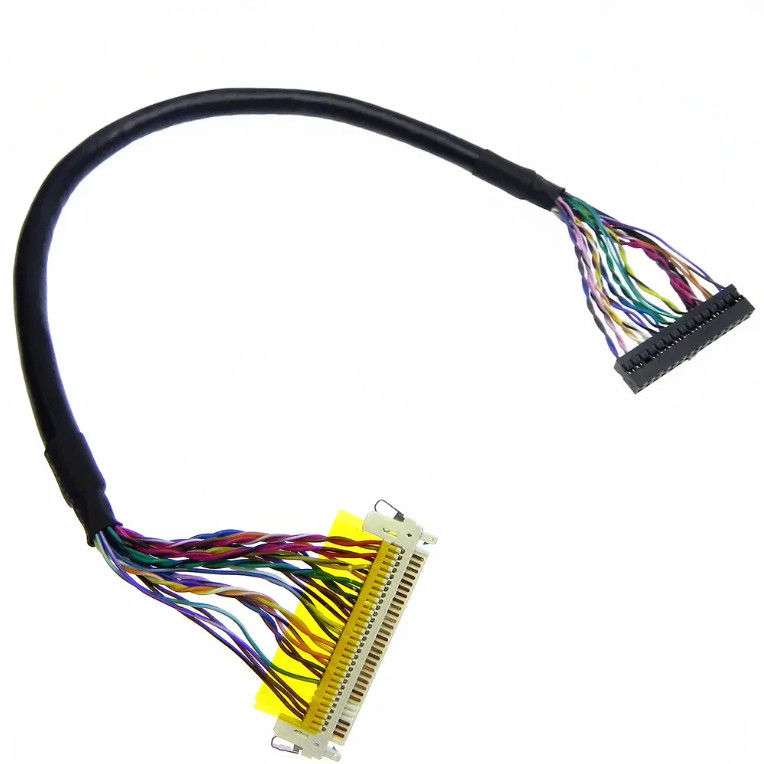 Lvds Harness 30 Pin Connector Cable Jacket UL VW-1 Cable Assembly Vervaardiging