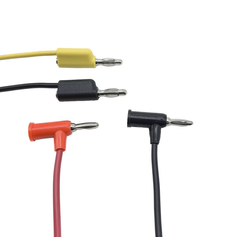 Custom Cable Design Grade Banana Plug To Female Connector Cable. OD4.0/OD5.0 Medische kabel vervaardiging voor patiënt monitor of diagnostische apparatuur
