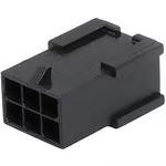 Molex 16-02-0083 Micro-Fit 3.0 Plug Housing Terminal Housing met dubbele rij 4 circuits 4 pin en 3 mm pitch