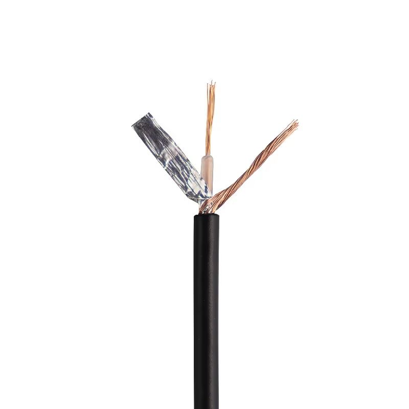 OFC Koper Coax Kabel – Drievoudig Afgeschermd met Zware Koperen Vlecht, Professionele Kwaliteit Laag-Verzwakkende Coax