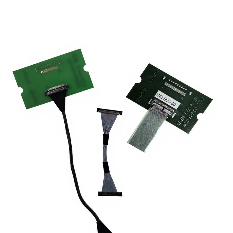 USLS20-30-010-B 30-pins Micro Coax LVDS-kabel voor snelle gegevensoverdracht met 0,4 mm pitch, aangepaste assemblage