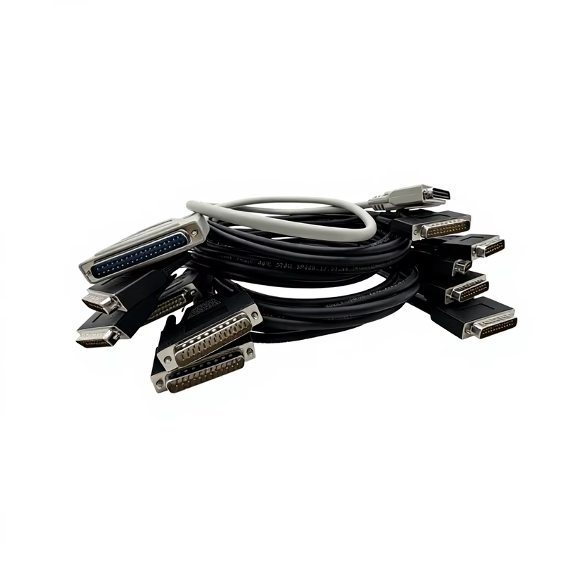DB9 D-SUB 9-Pin Man-Vrouw VGA Coaxiale Kabel Assemblage 0-180 Miniatuur PVC Jacket Monitor Speaker Microfoon DVD-speler 4K