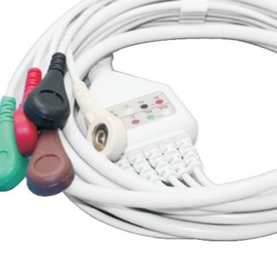 Knop ECG Snap Kabel Fysiotherapie Elektroden Kabel OEM