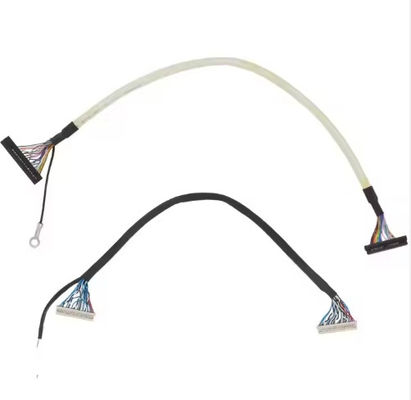 Micro Coax Lvds Kabel 20 30 40 Pin Custom Lcd Screen Micro Coaxial Lvds Ipex Display Kabel voor LCD-paneel